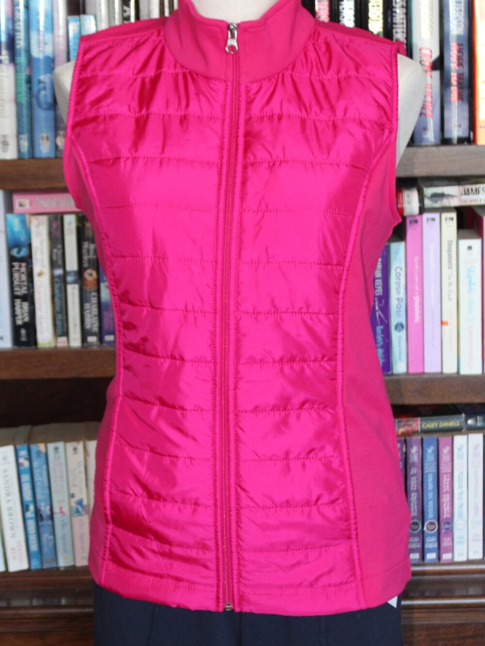Made For Life Hot Pink Quilted Vest